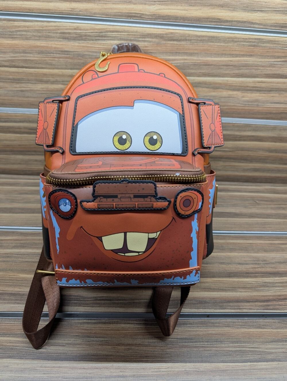 Loungefly Disney Pixar Cars Figural Mater Light-Up Mini Backpack